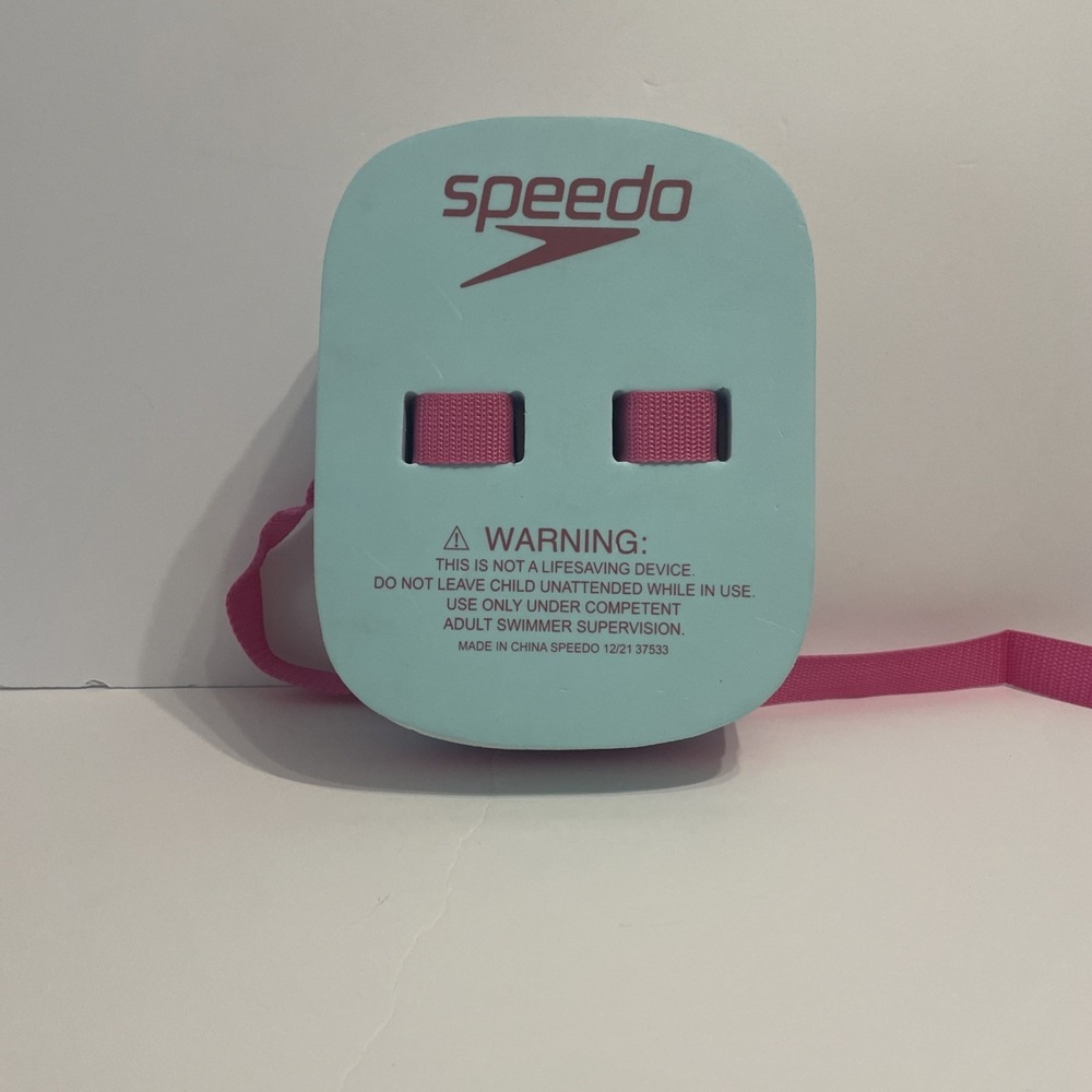 Speedo kids' adjustable buoyancy back float swim aid w/ Pink Strap